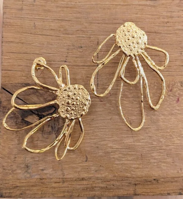 Boucles d'oreilles marguerites